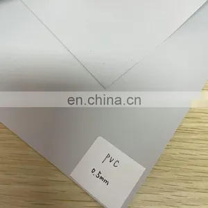 950gsm 1000denier 30x30 Flame Retardant High Strength Panama Weave High Speed Door Pvc Tarpaulin thumbnail-5