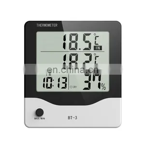 Termómetro y higrómetro digital LCD BT-3, higrómetro digital para interiores thumbnail-1