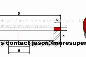 6A2 Resin Bond Diamond Grinding Wheel for Carbide thumbnail-5