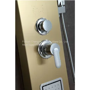 Shower Panel With Body Jet Hanheld Shower Head Stainless Steel Sanitary Shower System thumbnail-4