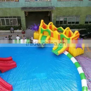 2015 Largest Fun Commercial Adult Inflatable Lake Water Park Games for Sale thumbnail-3