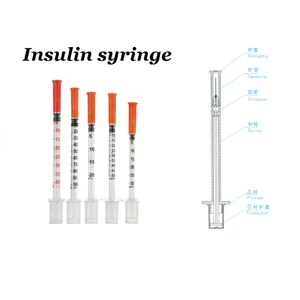 Insulin Safety Syringe / Insulin Syringe / Disposable Syringe / Insulin Needle / Diabetes Mellitus thumbnail-4