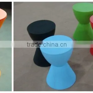 Global Market Living Room Furniture New Design Stool Plastic Seat thumbnail-1