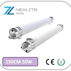 50w 150CM Luminaria LED Estanca Waterproof LED Luminaire Industrial Workshop Linear DALI Dim Garage LED Tri-proof Light Led Tubular Purification 3 Cct thumbnail-1