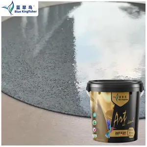 Chinese Blue Kingfisher Epoxy Floor Paint Factory， Wear-resistant and Anti-rolling thumbnail-1