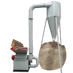 Henan PanQi Sawdust Making Machine Wood Crusher Coconut Shell Crusher With CE thumbnail-1