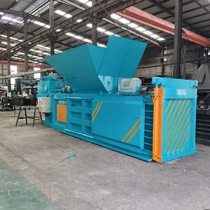 Hydraulic Waste Baler Automatic Recycling Machine for Cartons and Bottles High Efficiency Packaging thumbnail-6