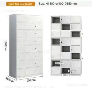 HN-GRG Multi-functional Steel Storage Locker for Home Garage, Metal Wardrobe Closet, Rust-resistant Finishes With Large Capacity-Factory Direct thumbnail-3