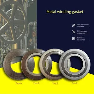 Special Mechanical Seal for High Temperature Resistance of Stainless Steel Metal Wound Graphite Gaskets for Valves, Manholes and Pipelines thumbnail-1