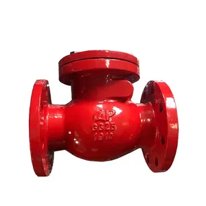 ANSI B16.10 GGG40 Flange Resilient Swing Check Valve Pn16 DI Check Valve Water Check Valves for Pumps thumbnail-1
