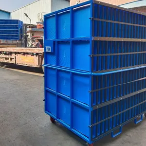 Industrial Metal Turnover Trolley With Adjustable Height thumbnail-5