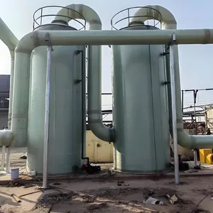 Custom FRP/GRP Fiberglass Tower, Vertical Vessel & Tower Equipment for Chemical, Environmental & Industrial Use thumbnail-2