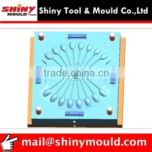 PP PS Cutlery Plastic Spoon Mold thumbnail-1