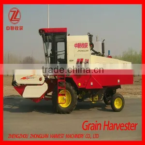 4LZ-3A China-made Wheat Cutting and Threshing Harvester thumbnail-3