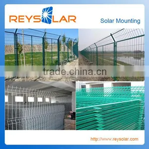 Hot Dip Galvanized Metal Iron Steel Solar Racking Welded Mesh Security Fence thumbnail-1