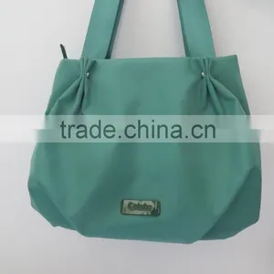Medium Size Simple Plain Design Leather Handbag Women thumbnail-1