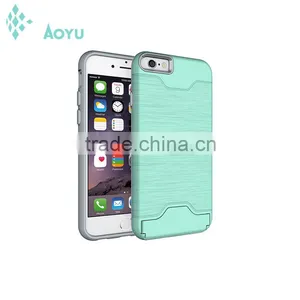 Hard PC Plastic Bumper Flexible Clear TPU Shell Mobile Phone Case for IPhone 6 thumbnail-1