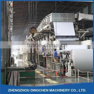High Speed Coated Paper Making Machine For Paper Mill Paper Production Line thumbnail-5