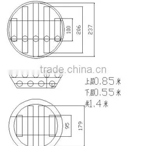 9cores Neodymium Material Magnet Filter for Injection Molding Machine Hoppers thumbnail-5
