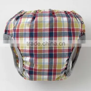 Made in Japan Products High Quality Cool Check Pattern Printed Cloth Diaper Baby Nappies Wholesale for Hot Selling Item thumbnail-6