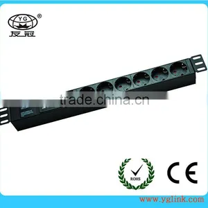 German 6 Ways Intelligent PDU With Transient Protection thumbnail-1