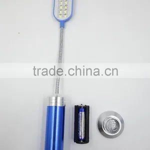 Blue And Camouflage COB Adjustable Book Light With Magnet thumbnail-3