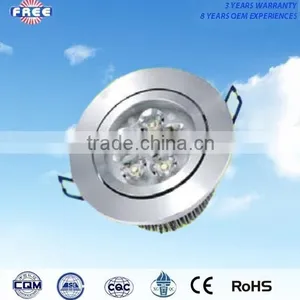 5w LED Ceiling Lamp Shell Aluminum Alloy Environmental Round,widely Used for Shopping Mall,supermarket,hotel,household thumbnail-1
