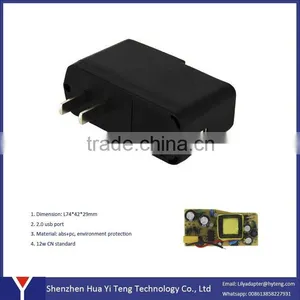 AC/DC Adapter Output Type and Plug In Connection 120v Usb AC Adapter thumbnail-2