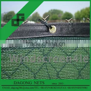 6' x 50' 3rd Gen Olive Green Fence Privacy Screen Windscreen Shade Fabric Mesh Tarp (Aluminum Grommets) thumbnail-1