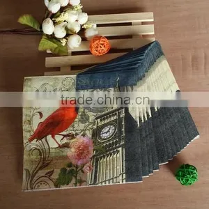 Virgin Wood Pulp Cocktail Paper Napkins 25*25cm thumbnail-1