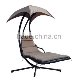 Hot Selling KD Design Metal Stand Helicopter Canopy Outdoor Swingasan Chair thumbnail-3