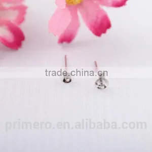 925 Sterling Silver Flat Glue On Earring Posts Earring Finndings thumbnail-4