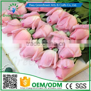 Greenflower 2016 Wholesale Real Touch Latex PU Gemstone Rose China Artificial Flowers Rose for Wedding Decoration thumbnail-5
