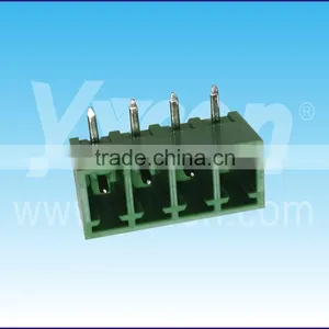 4pin Right Angle Green Color Wire to Board Connector Terminal Block thumbnail-2