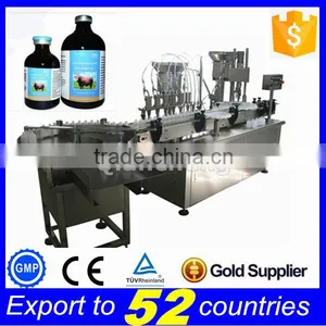 Door to Door Full Automatic Liquid Filling Sealing Machine,glass Bottle Filler 100ml thumbnail-1