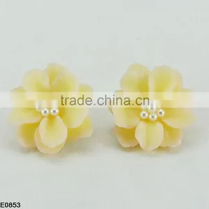 Wholesale Coloful Folwer Ear Stud Earrings E0853 Supplier's Choice thumbnail-4