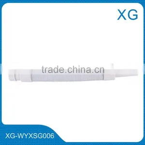 PP Flexible Basin Waste Hose/plastic Sink Drain Hose With Steel Wire/pvc Retractable Hose for Bathroom/chrome Coated Waste Hose thumbnail-1