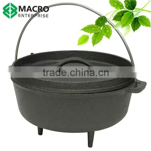 Cast Iron Cookware Dutch Oven for Camping thumbnail-1
