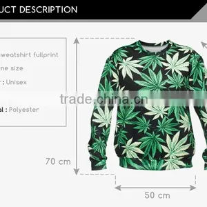 Hot Sale Good Quality 3D Custom All Over Sweatshirt Printing thumbnail-2