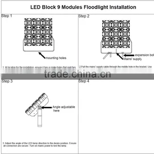 High Efficiency Flood Light 3000w 4000w 500W Led Flood Light thumbnail-2