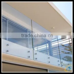Frameless Glass Balcony Railing thumbnail-1