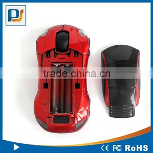 Customer Logo Silk Printed on Car Shaped 2.4G Wireless Mouse thumbnail-2