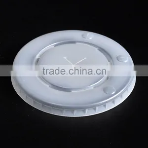 Plastic Cold Coffee Cup Lid With Straws Hole thumbnail-2