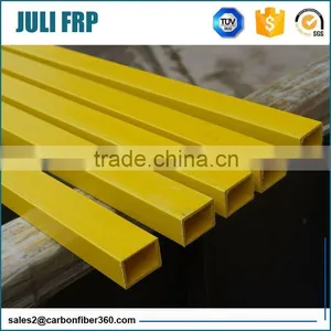 High Strength Corrosion-resistant Durable High Quality Pultrusion Grp Frp Square Tube Make to Order Factory thumbnail-1