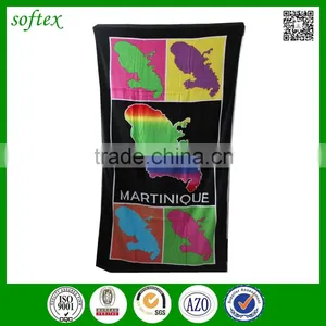 Hot Sell Luxury Promotional Cotton Latin America Print Beach Towels 76 x 152cm Quality Choice thumbnail-1