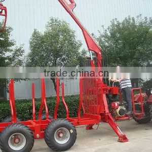For Mariana Timber Trailer With Crane,Log Trialer With Crane (1 Ton,3 Ton,5 Ton,8 Ton,10ton,12 Ton) ) thumbnail-2