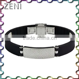 2016 Popular Magnetic Health Care Silicone Bracelet thumbnail-1