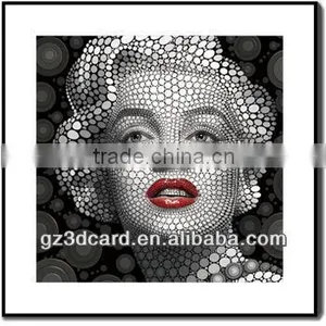 New Hot Product Marilyn PS 3D Photo 3d Miniature Framed Picture thumbnail-1