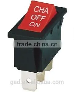 CNGAD 3pin CHA-OF-ON Miniature Boat Switch(mini Rocker Switch,electrical Rocker Switch)(KCD2-103) thumbnail-1