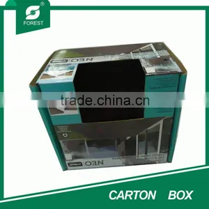BEAUTIFUL COSMETICS PACKAGING GREEN CARTON BOX WITH WINDOW thumbnail-3